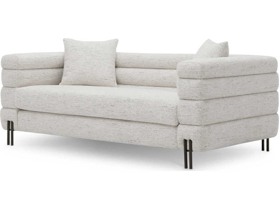 Eichholtz York White Upholstered Sofa