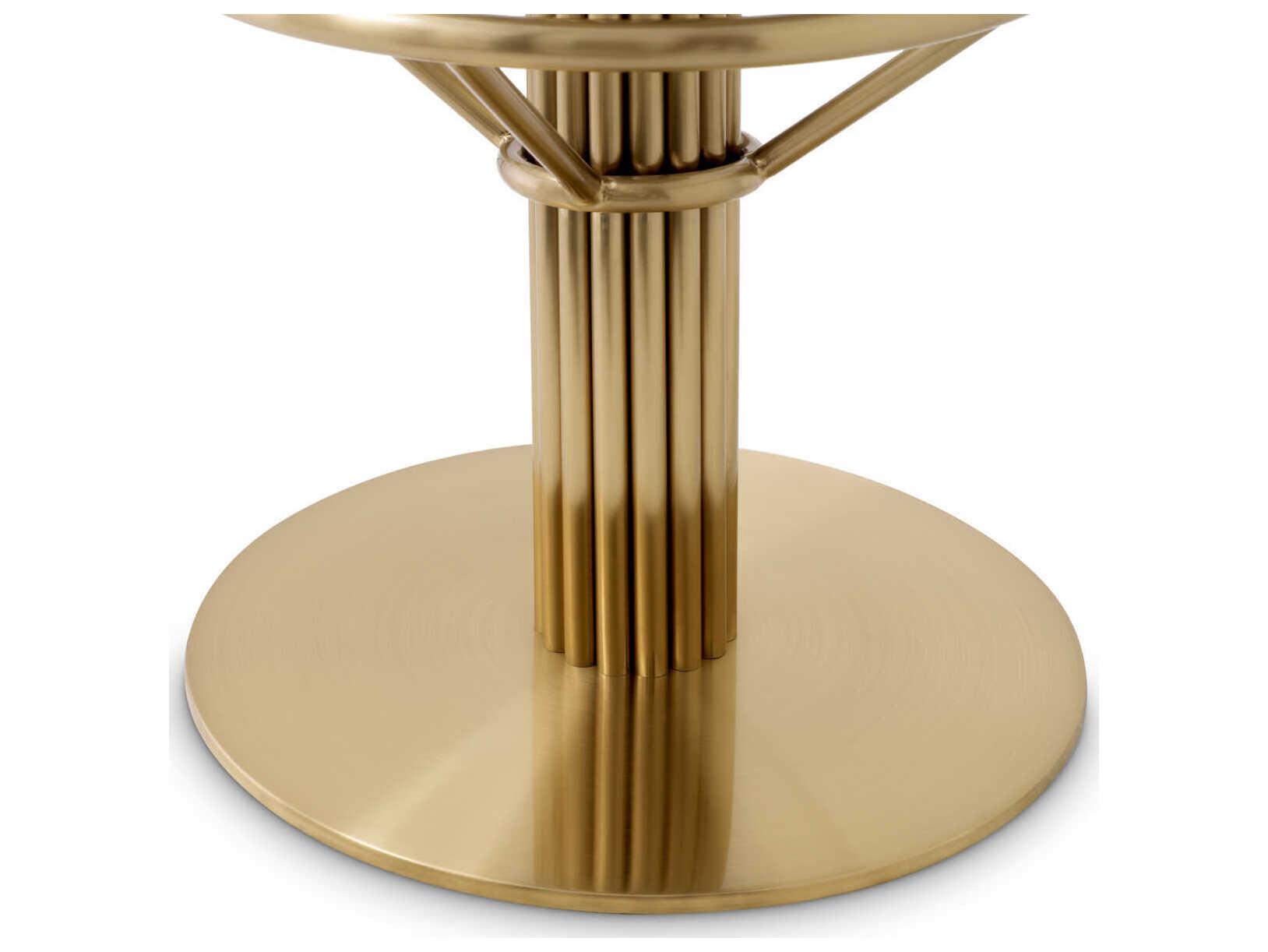 Eichholtz Dorland Velvet Upholstered Swivel Bar Stool