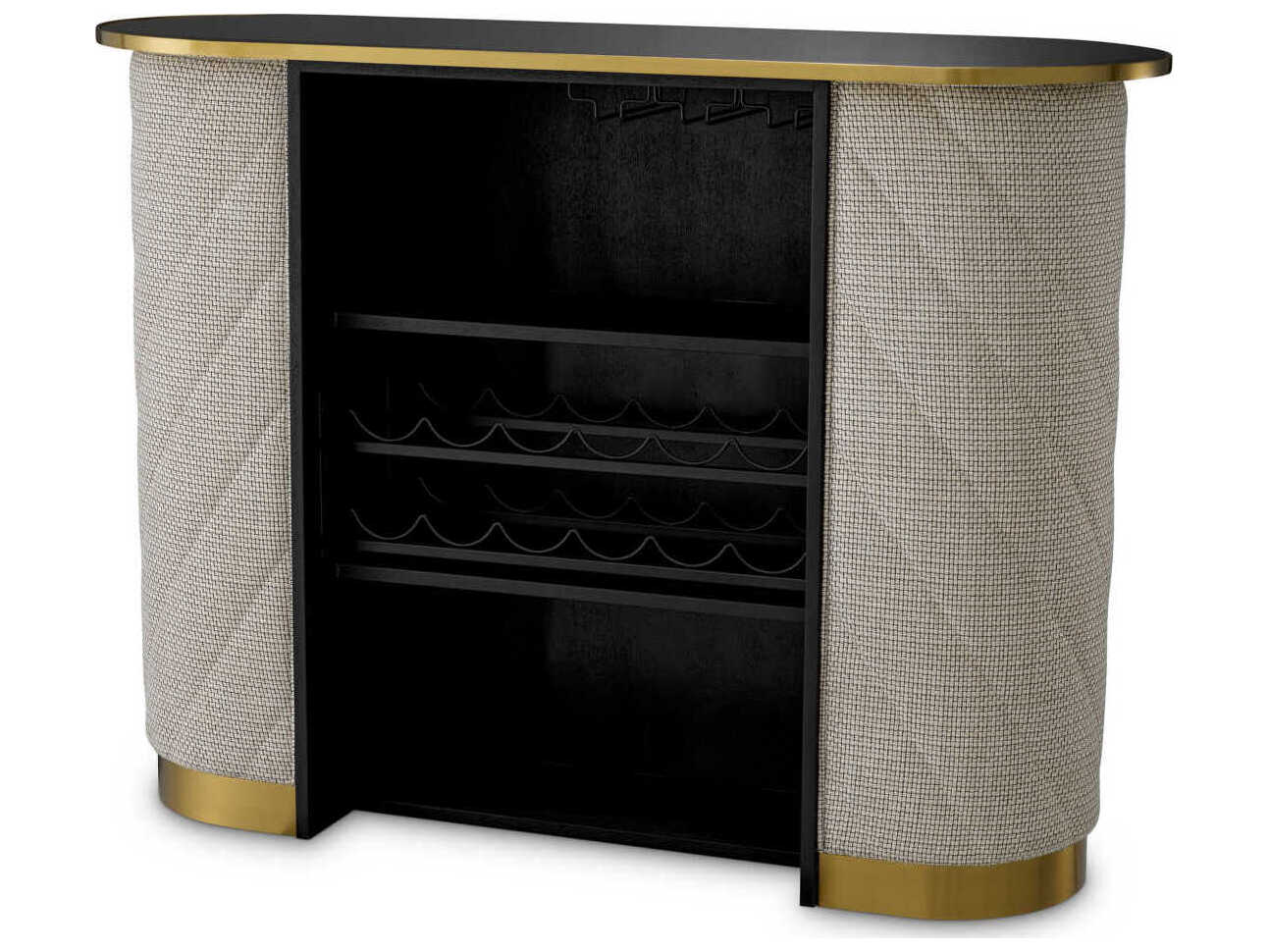 Eichholtz Bar Butler Black Cabinet