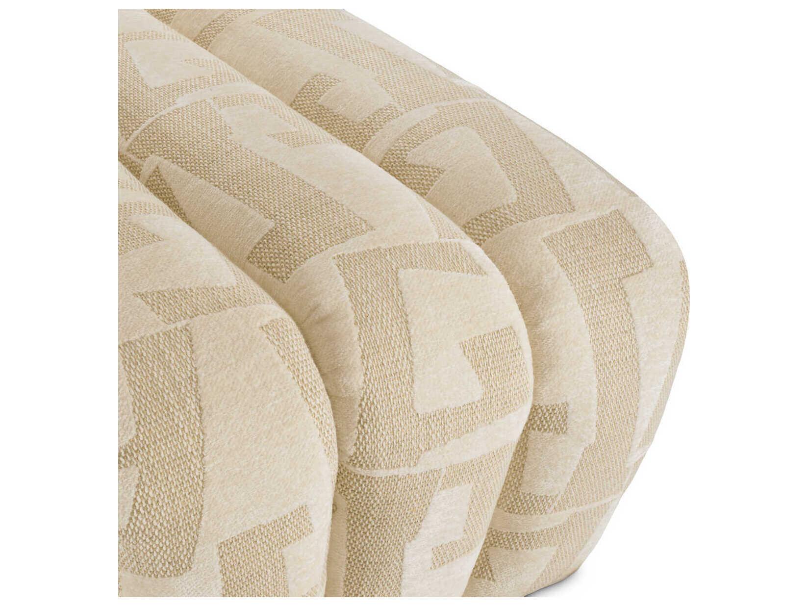 Eichholtz Eastborne Brooklyn Sand Beige Upholstered Accent Bench