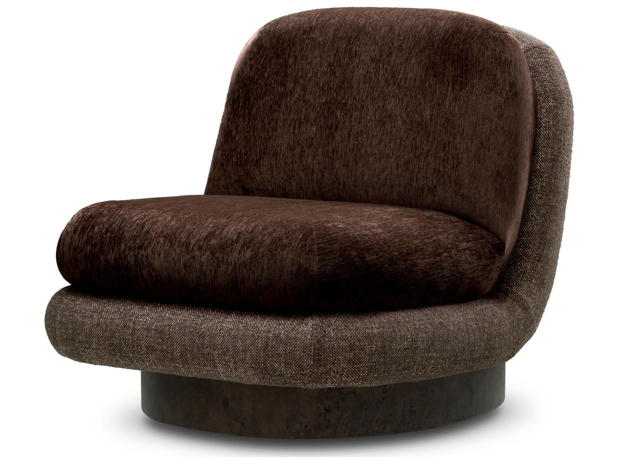Eichholtz Swivel Brown Accent Chair