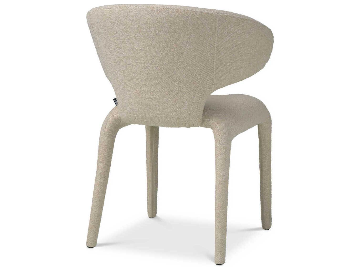 Eichholtz Josephine Beige Upholstered Armless Dining Chair