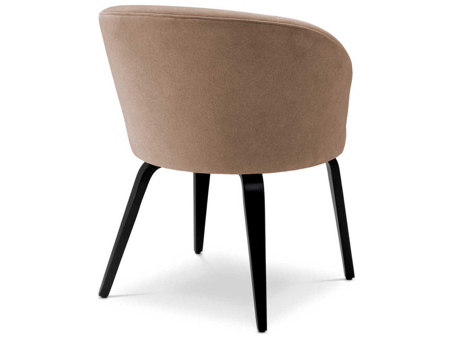 Eichholtz Vichy Beige Upholstered Arm Dining Chair