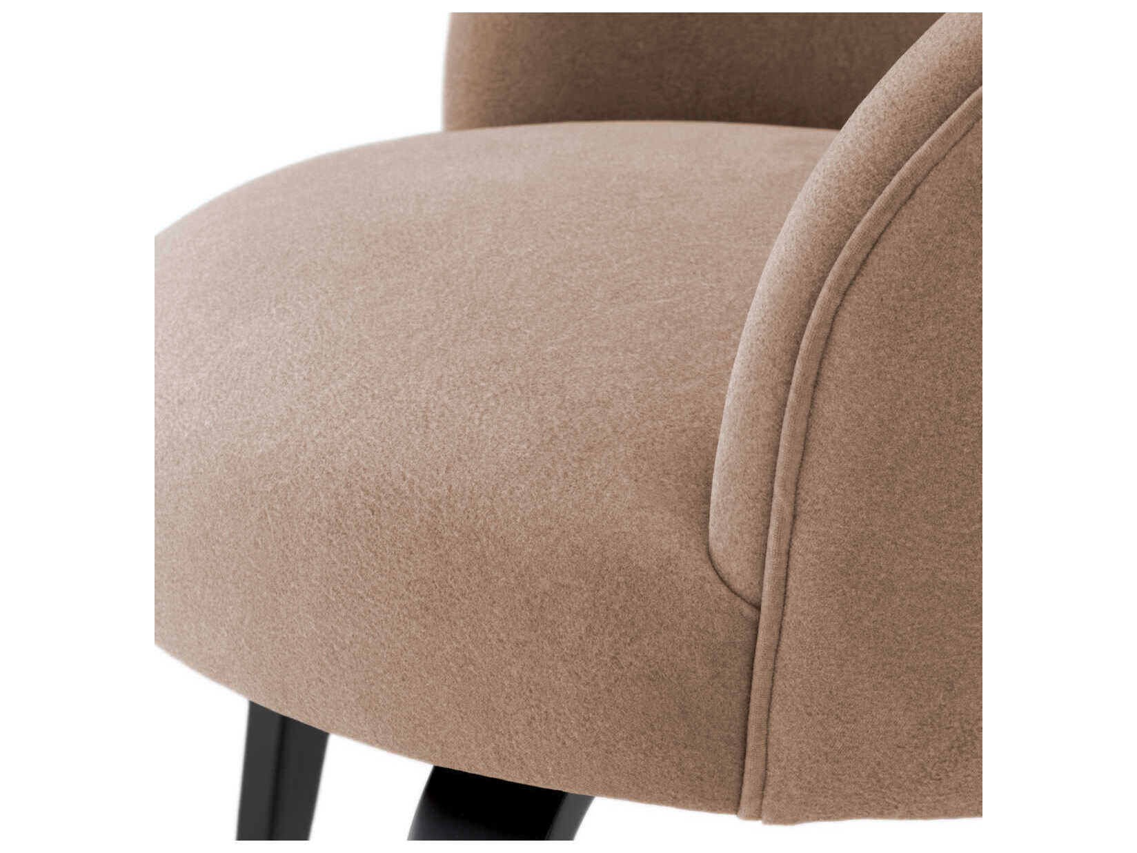 Eichholtz Vichy Beige Upholstered Arm Dining Chair