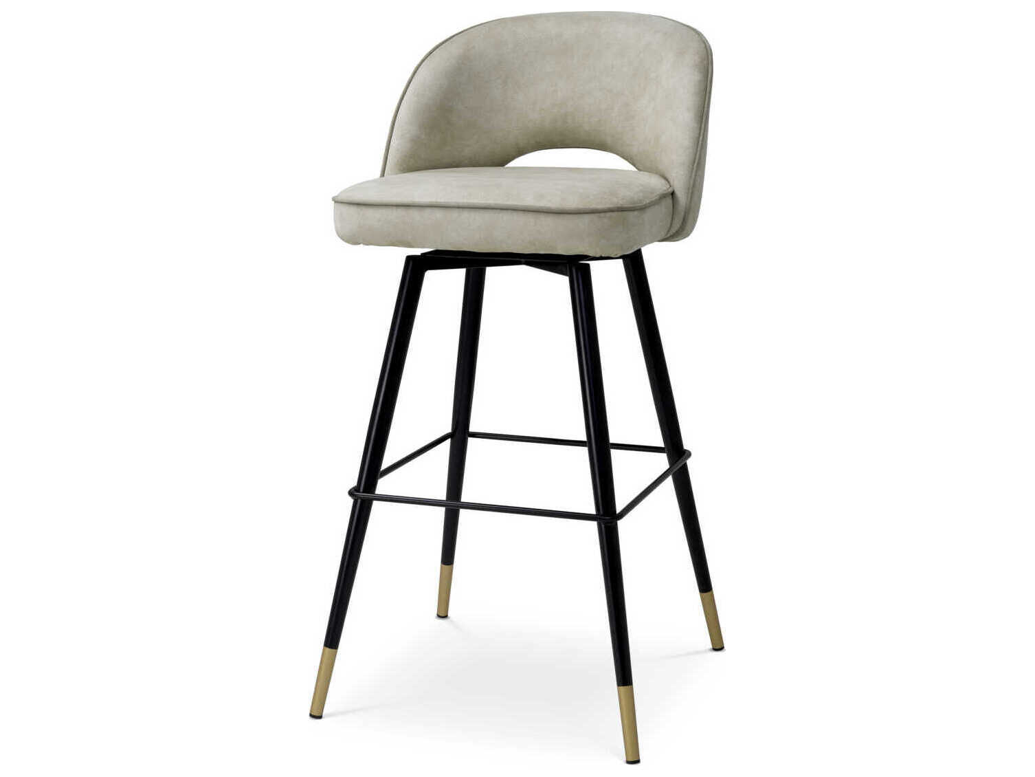 Eichholtz Cliff Upholstered Bar Stool Set of 2