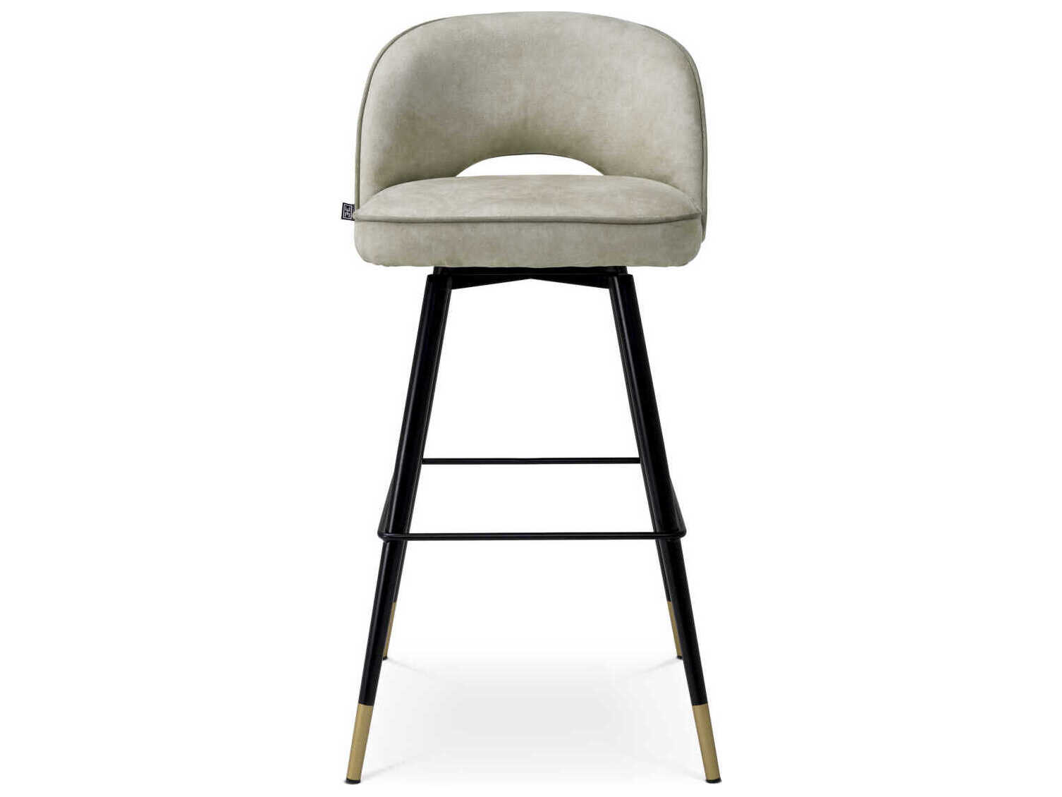 Eichholtz Cliff Upholstered Bar Stool Set of 2