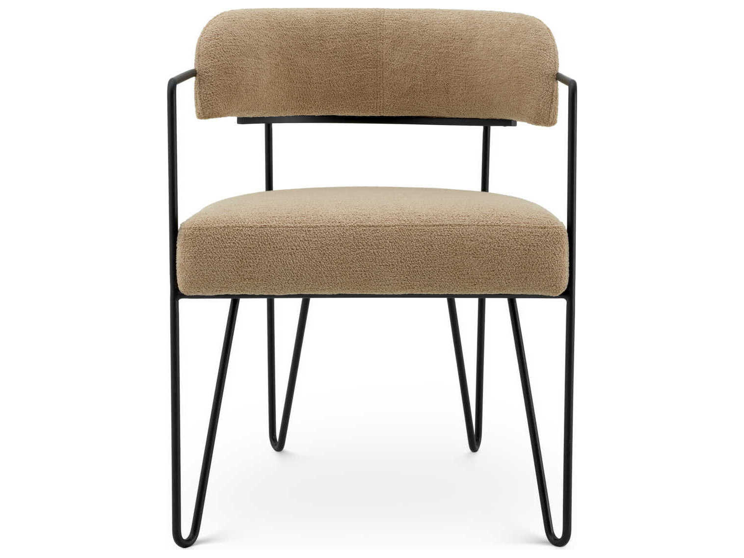 Eichholtz Giuseppe Beige Upholstered Arm Dining Chair