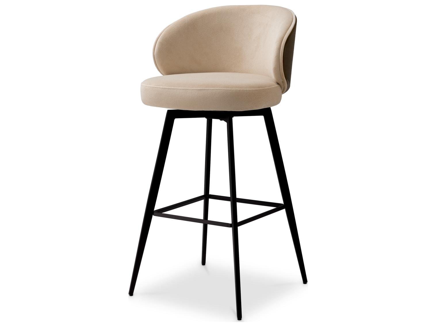 Eichholtz Upholstered Swivel Bar Stool