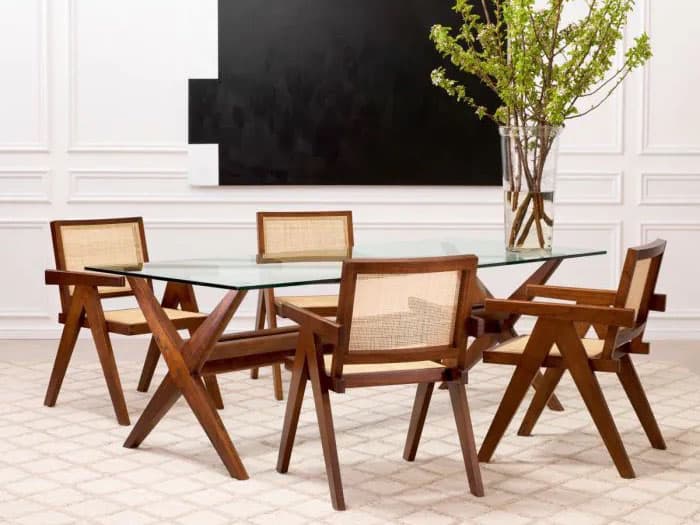 Eichholtz Aristide Oak Wood Dining Room Set