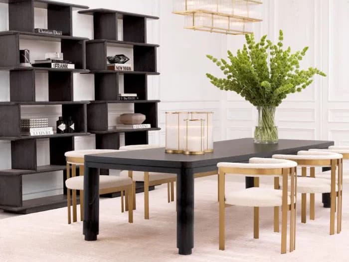 Eichholtz Clubhouse Oak Wood Dining Room Set