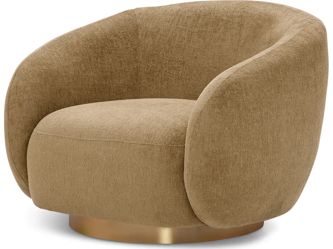 Eichholtz Brice Swivel Chair in Stratfort Honey
