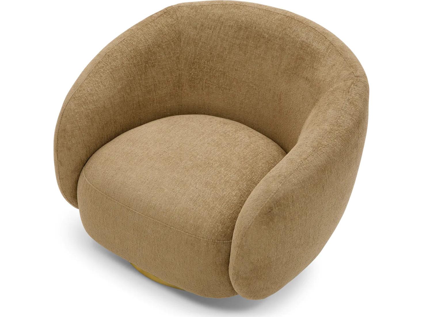Eichholtz Brice Swivel Chair in Stratfort Honey