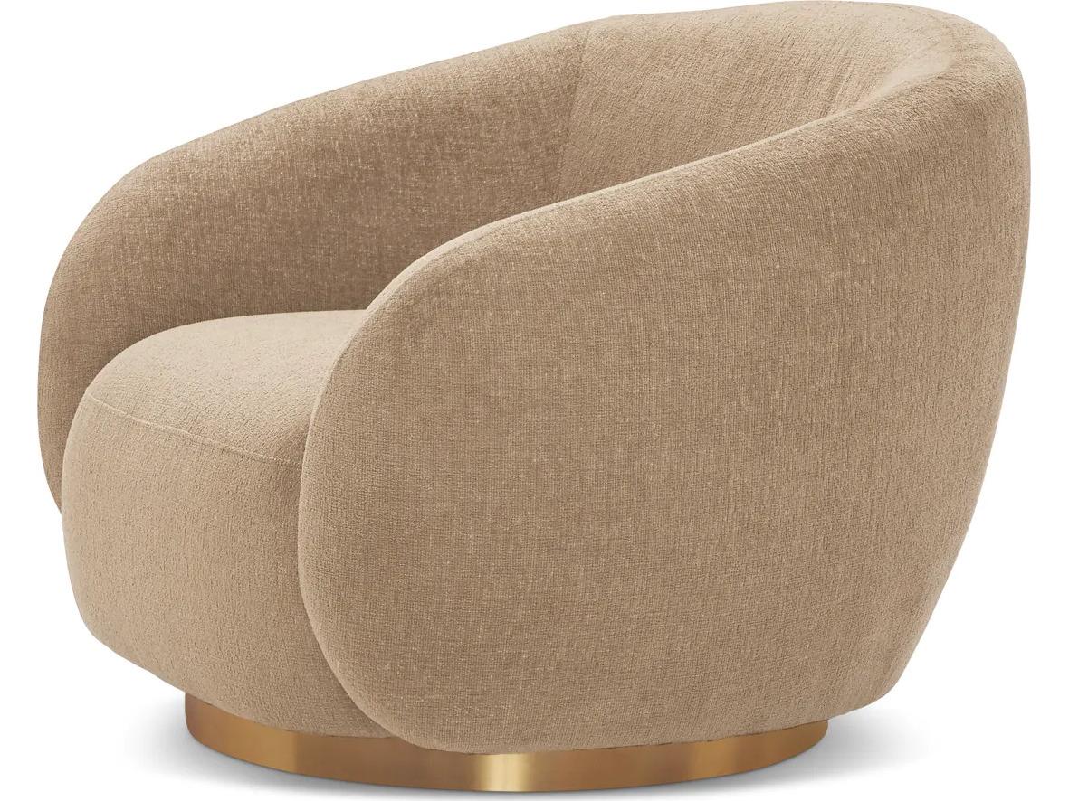 Eichholtz Brice Swivel Chair in Stratfort Sand