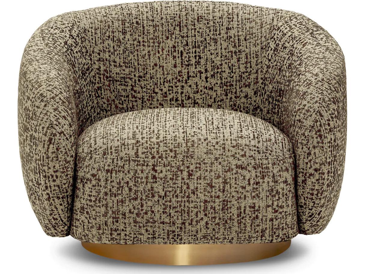 Eichholtz Brice Swivel Chair in Montclair Dark Brown
