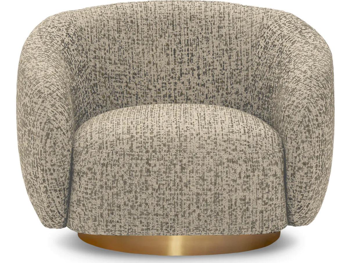 Eichholtz Brice Swivel Chair in Montclair Warm Grey