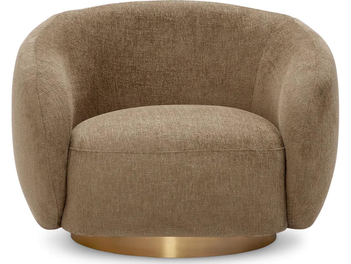 Eichholtz Brice Swivel Chair in Hastings Brown
