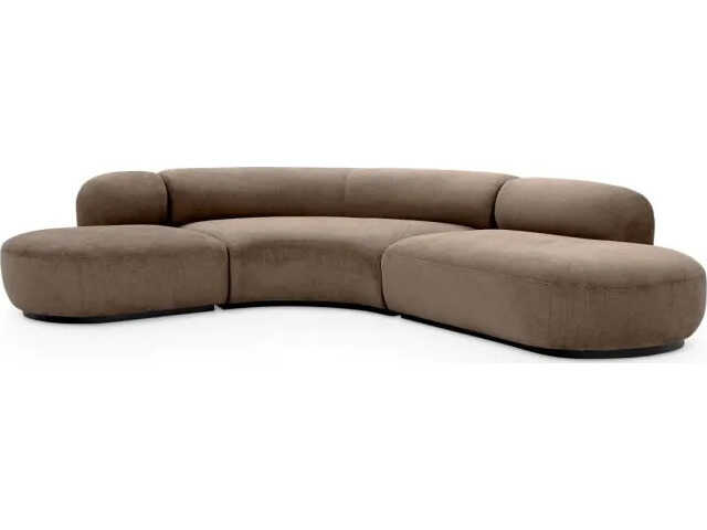 Eichholtz Bjorn Gray Upholstered Sectional Sofa