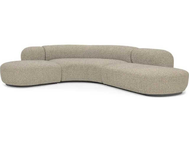 Eichholtz Bjorn Gray Upholstered Sectional Sofa