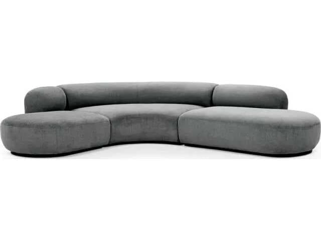 Eichholtz Bjorn Gray Upholstered Sectional Sofa
