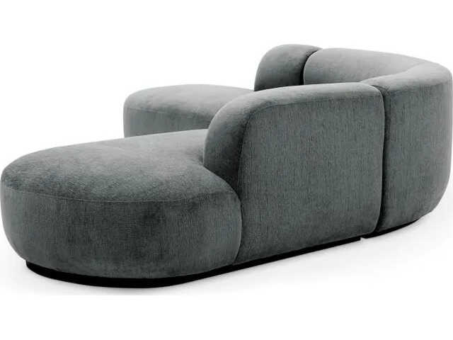 Eichholtz Bjorn Gray Upholstered Sectional Sofa