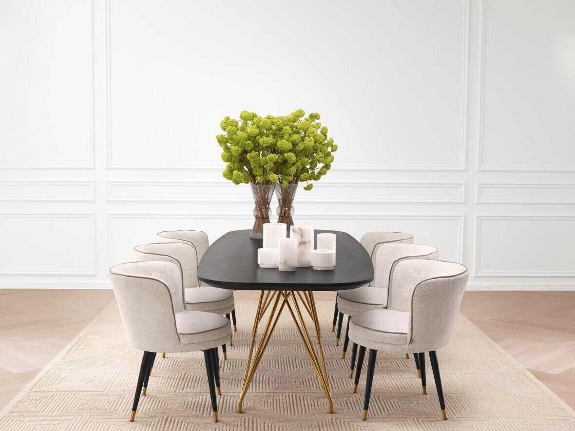 Eichholtz Levante Oak Wood Dining Room Set