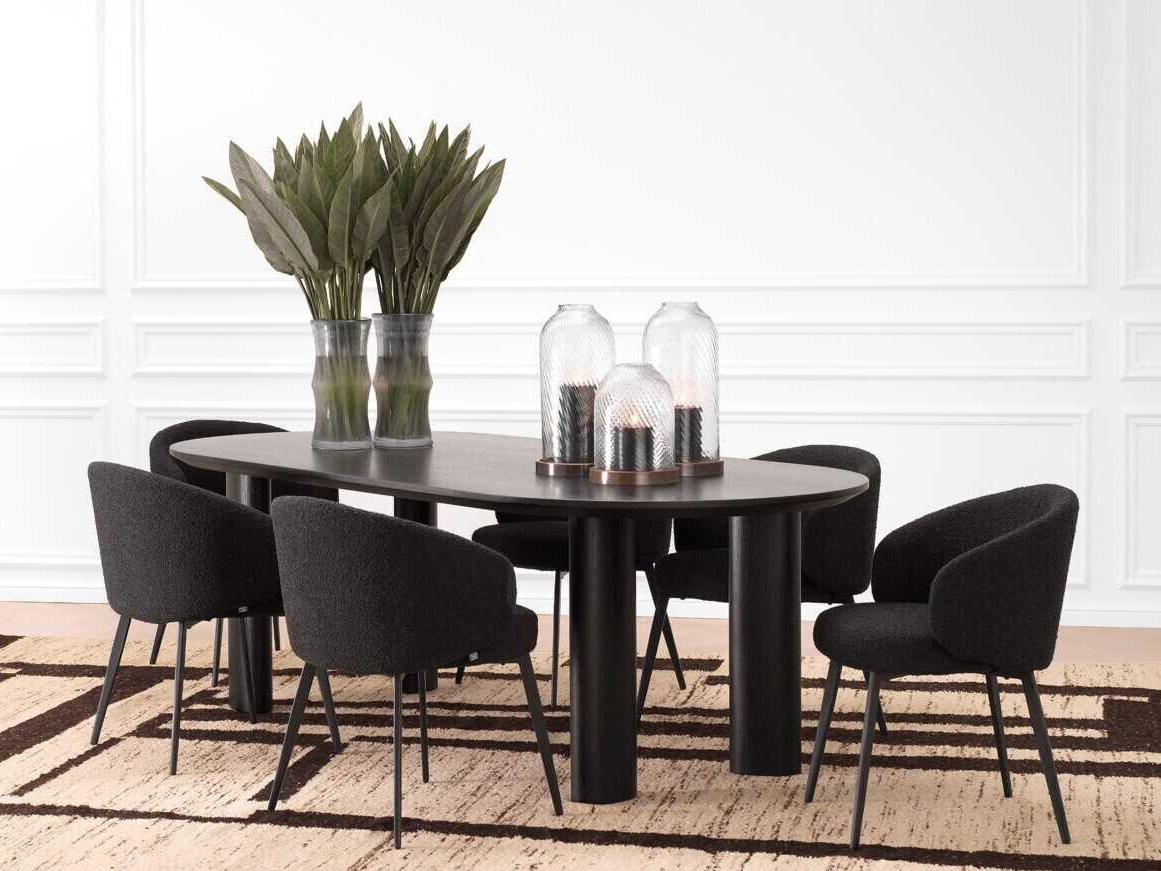Eichholtz Mogador Oak Wood Dining Room Set