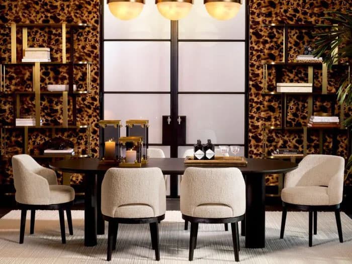 Eichholtz Sofia Solid Wood Dining Room Set