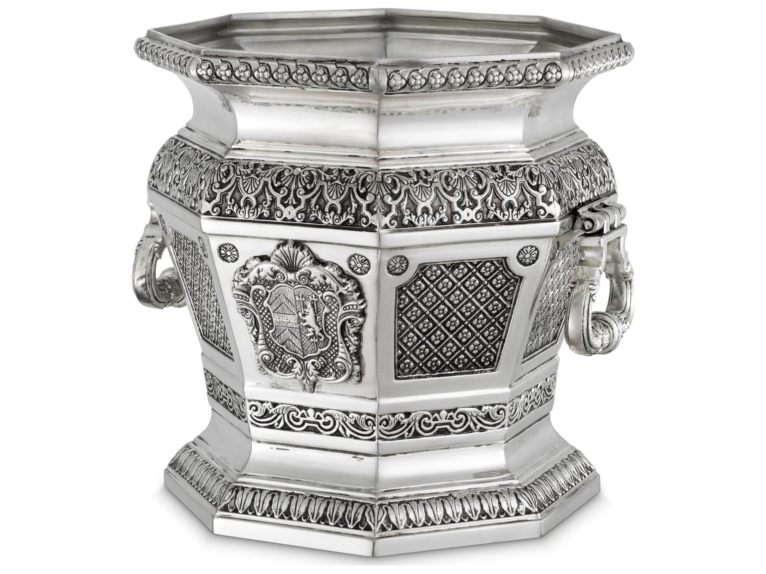 Eichholtz Antique Silver Plated Decorative Accent