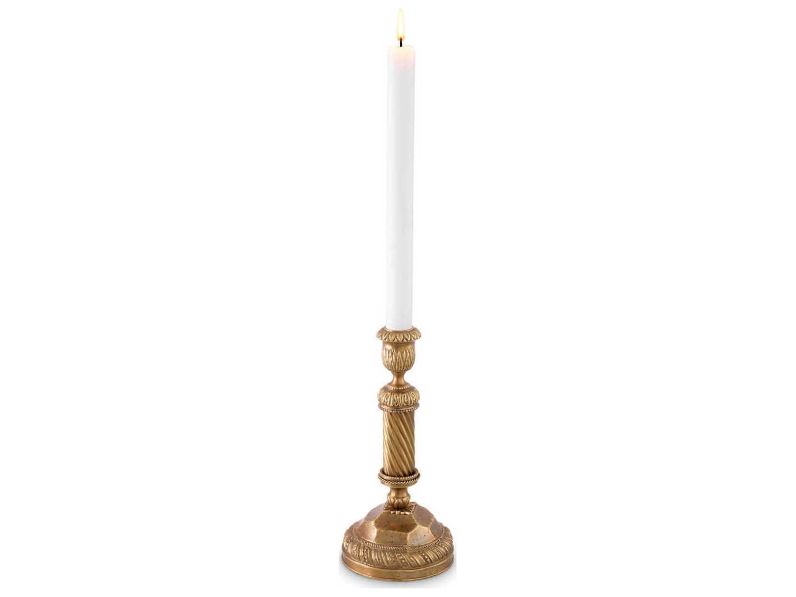 Eichholtz Candle Holders Vintage Brass Holder