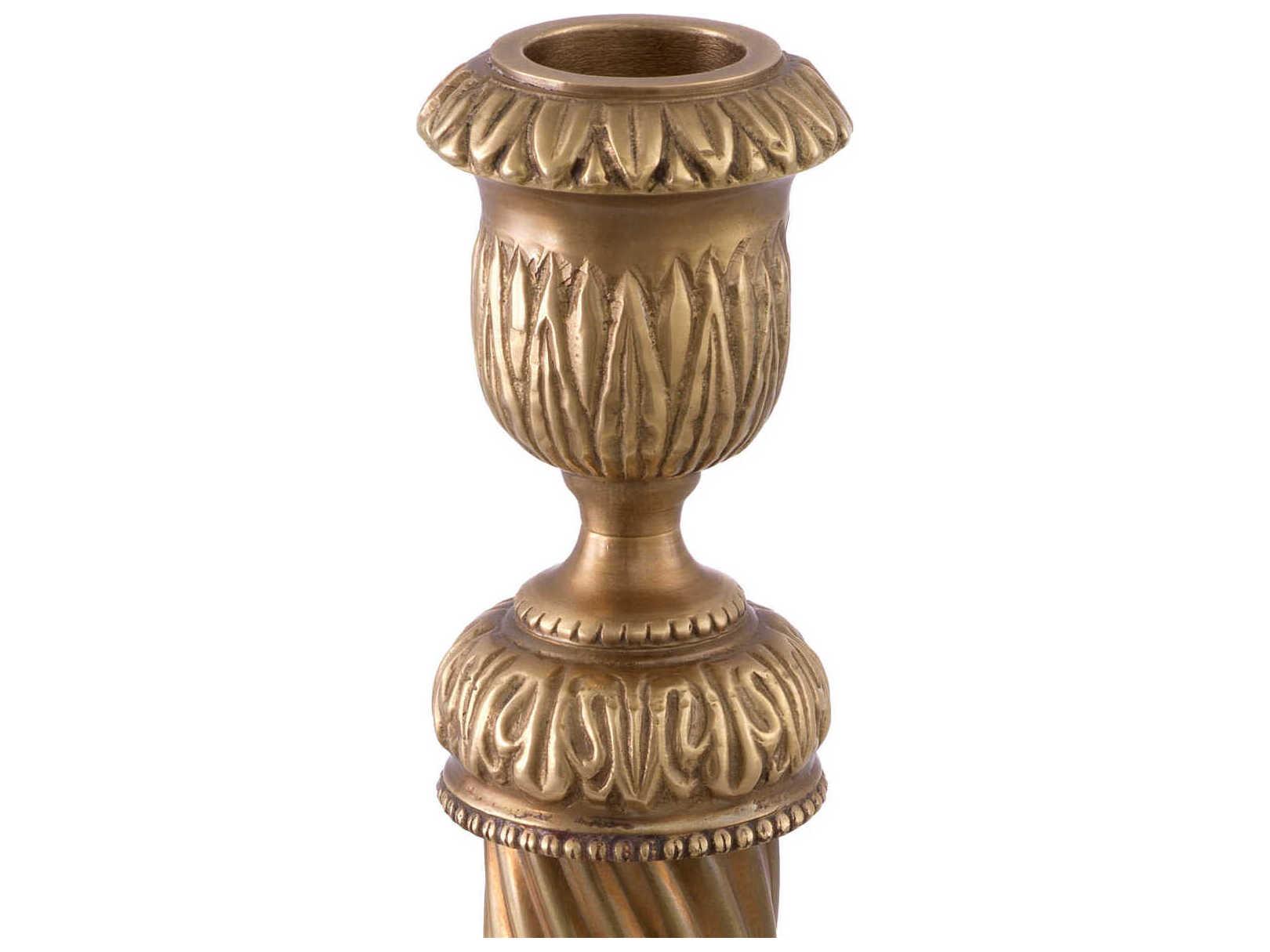 Eichholtz Candle Holders Vintage Brass Holder