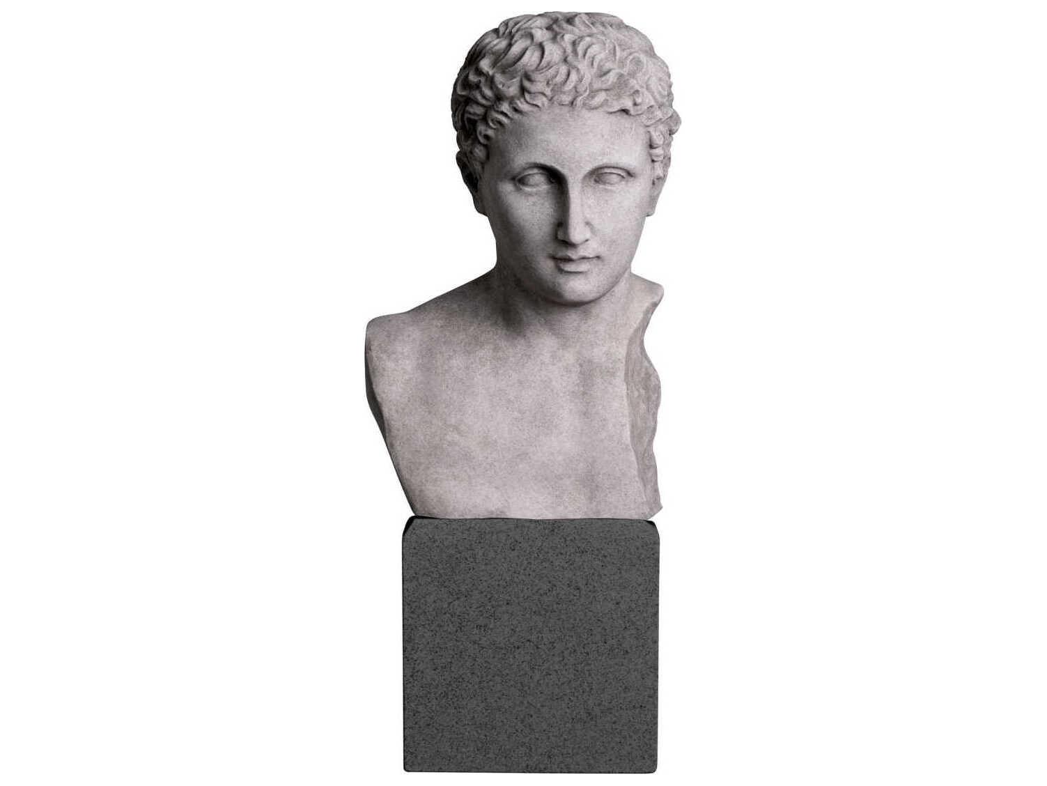 Eichholtz Statues Marble Black Granite Base Sculpture