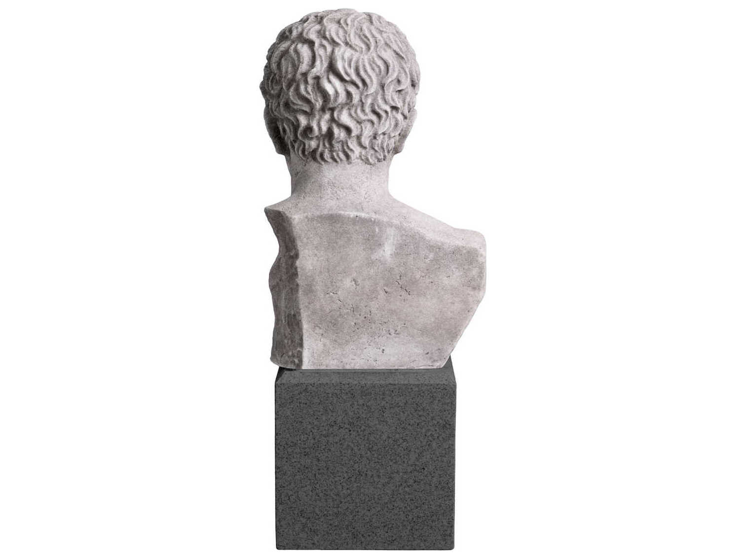 Eichholtz Statues Marble Black Granite Base Sculpture