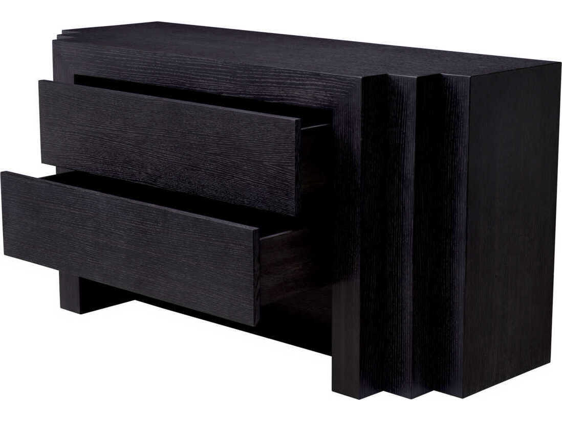 Eichholtz Metropolitan 3-Drawers Gray Oak Wood Double Dresser