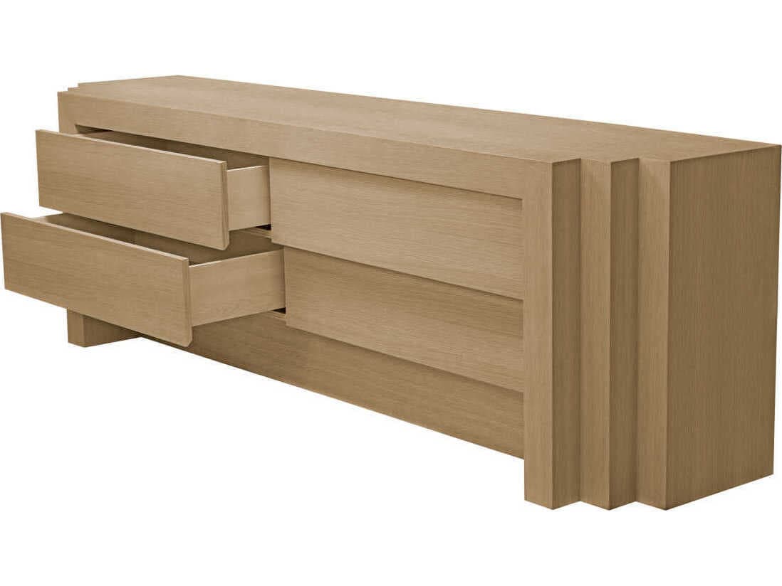 Eichholtz Metropolitan 4-Drawers Oak Wood Dresser