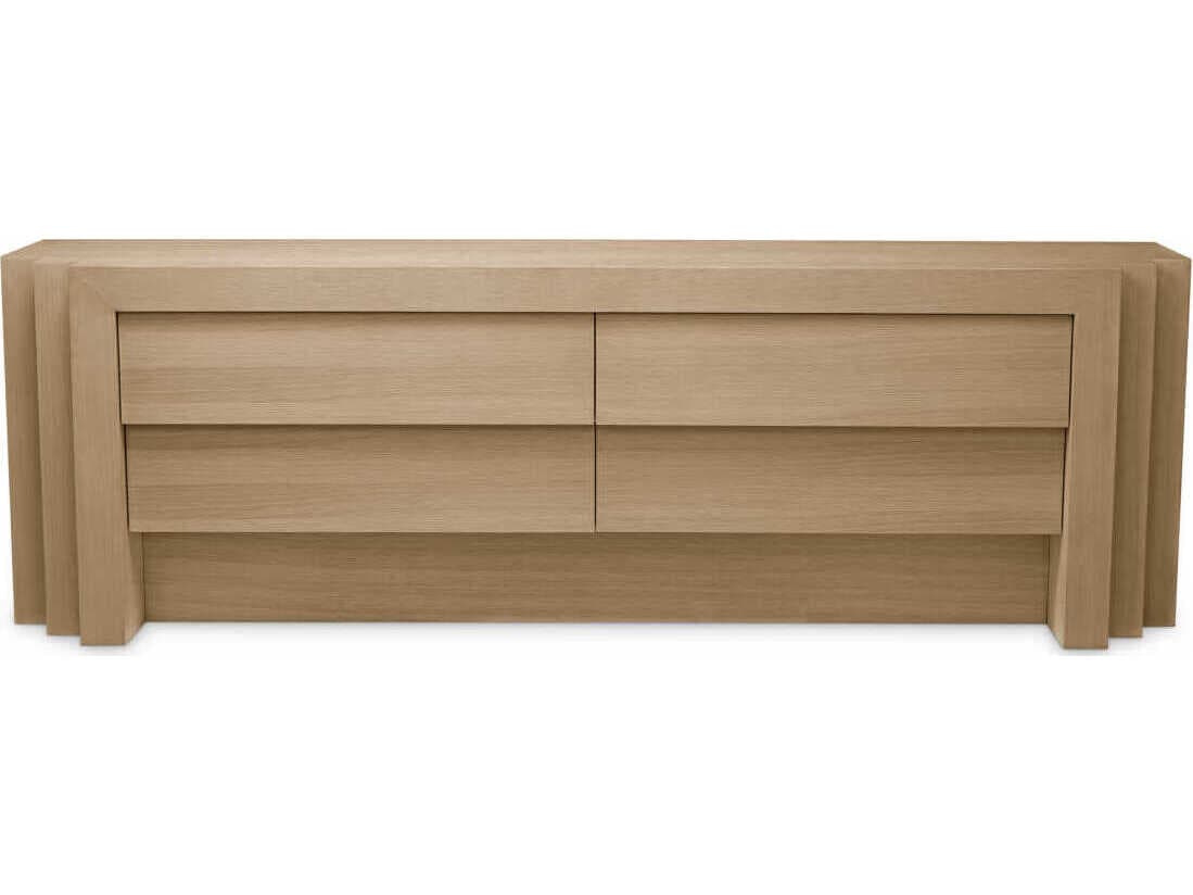 Eichholtz Metropolitan 4-Drawers Oak Wood Dresser