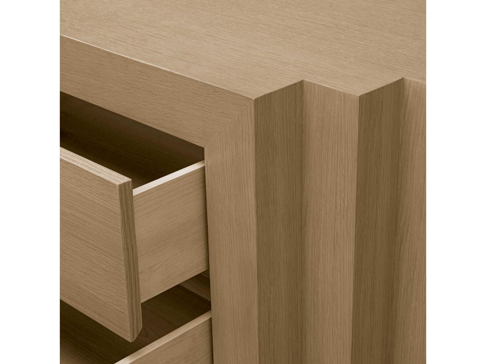 Eichholtz Metropolitan 4-Drawers Oak Wood Dresser