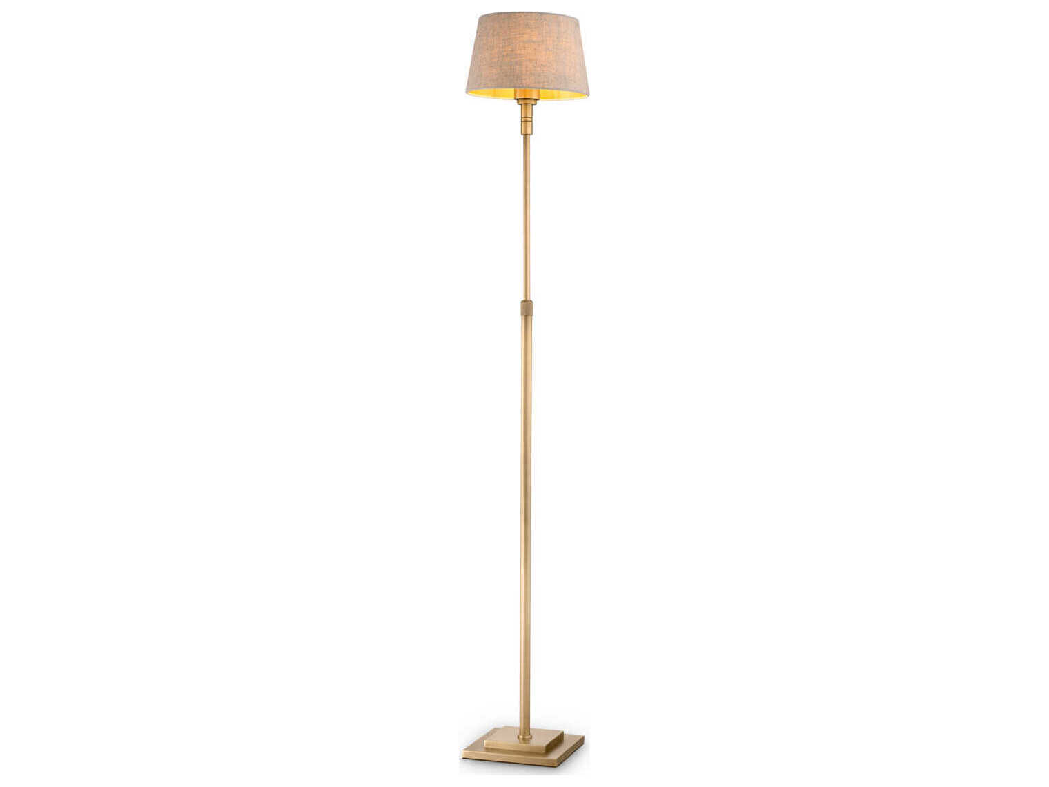 Eichholtz Tryon Brushed Brass Floor Lamp