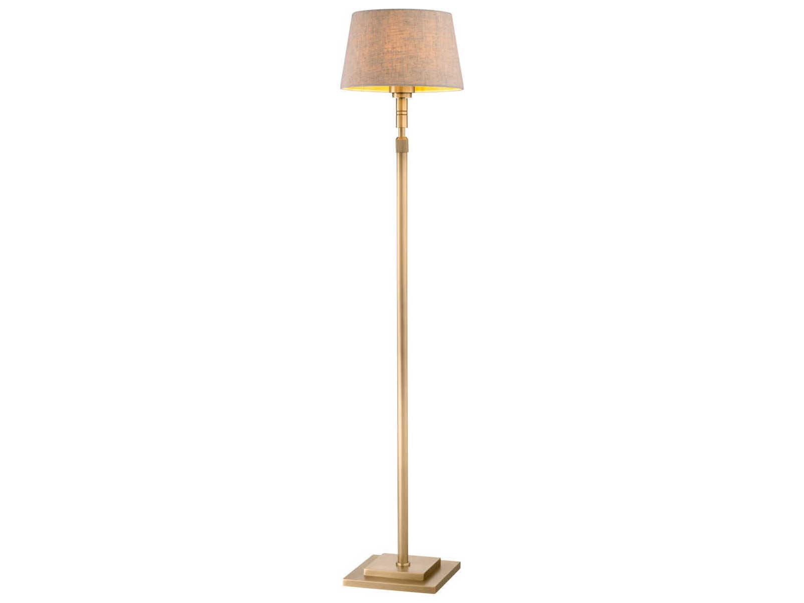 Eichholtz Tryon Brushed Brass Floor Lamp
