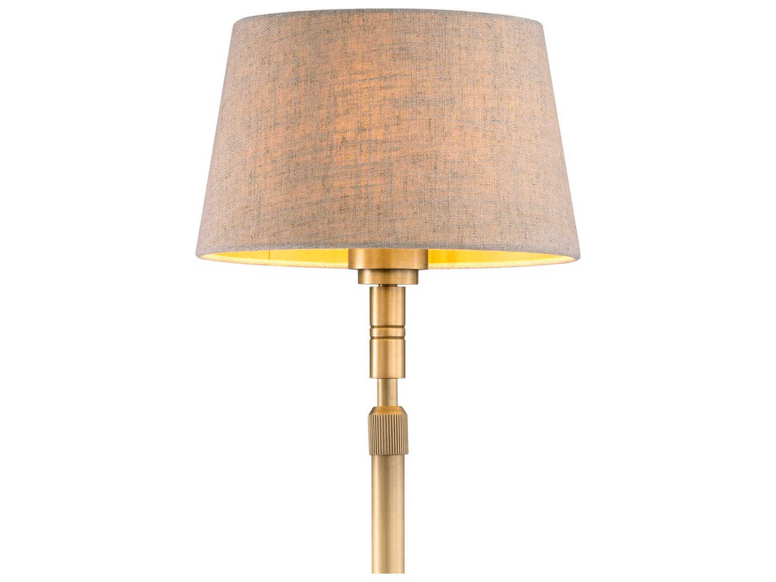Eichholtz Tryon Brushed Brass Floor Lamp