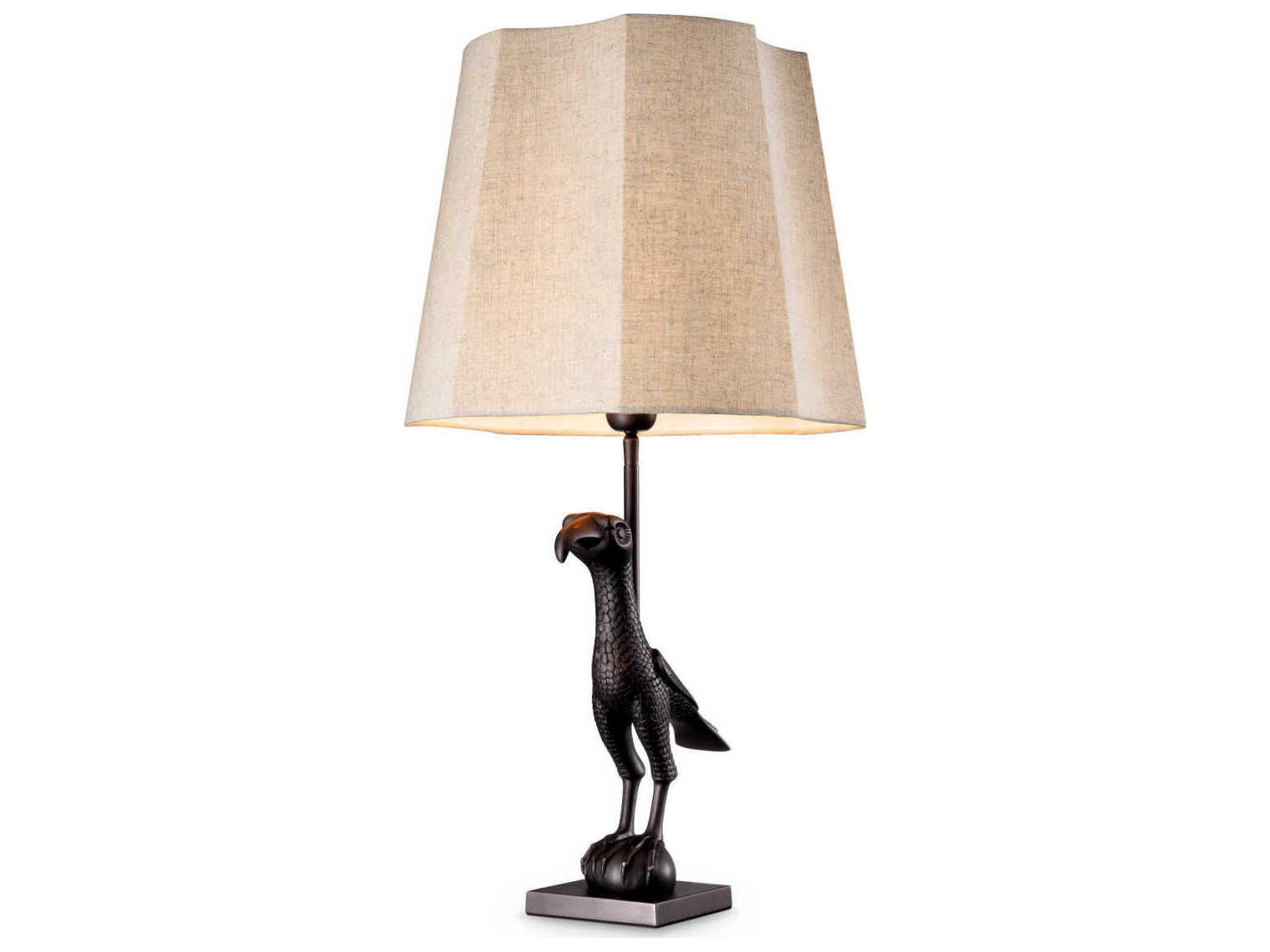 Eichholtz Falcon Copper Bronze Traditional Table Lamp