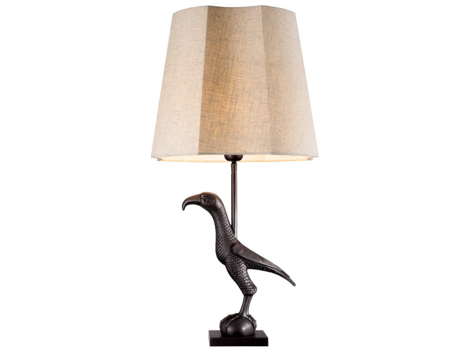 Eichholtz Falcon Copper Bronze Traditional Table Lamp
