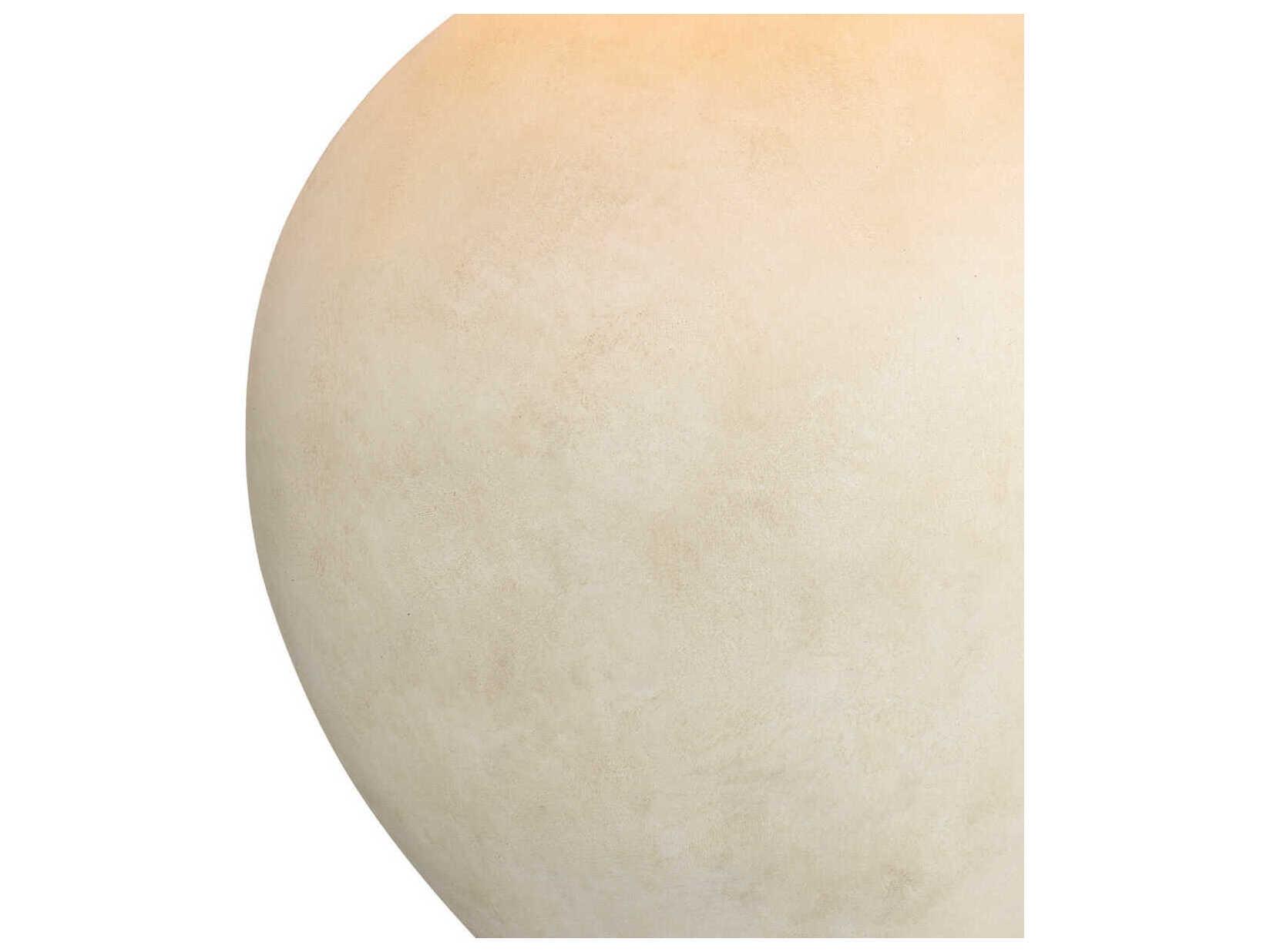 Eichholtz Moon Sand Brushed Brass Off White Table Lamp