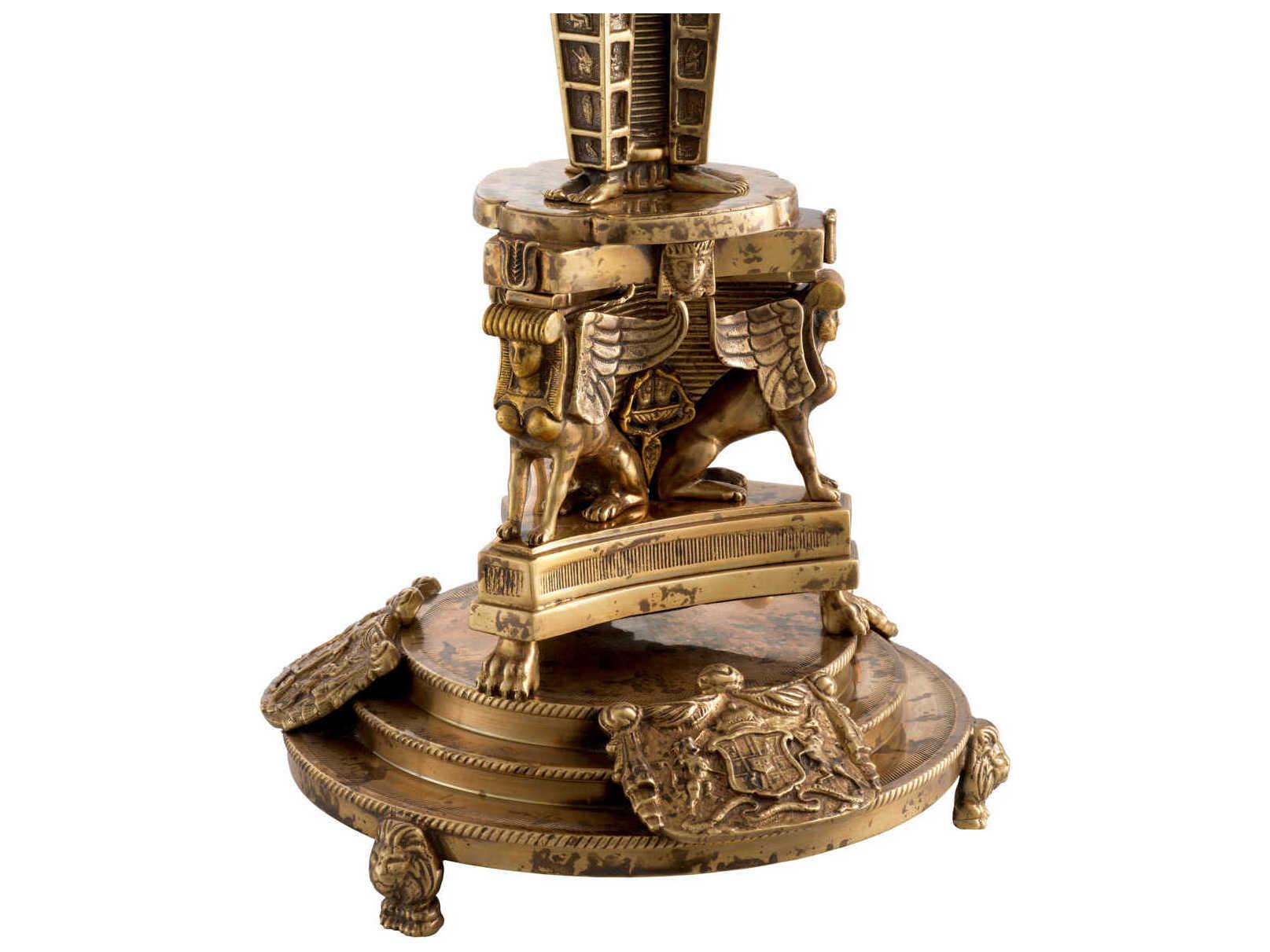 Eichholtz Candle Holders Antique Brass Holder