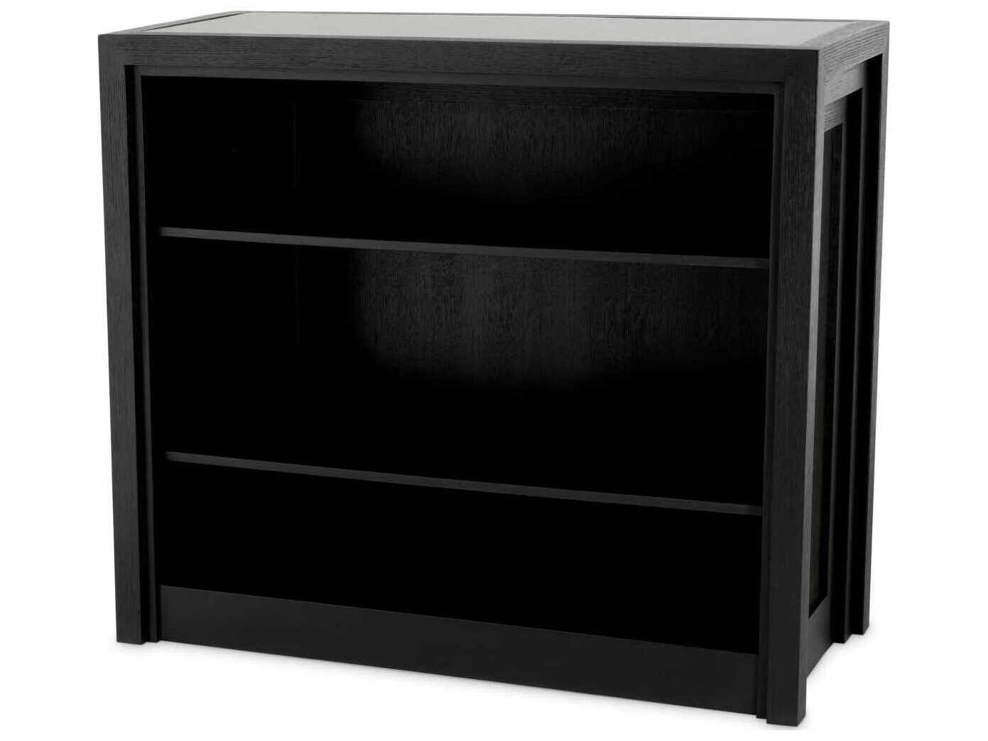 Eichholtz Bar Butler Black Solid Wood Cabinet