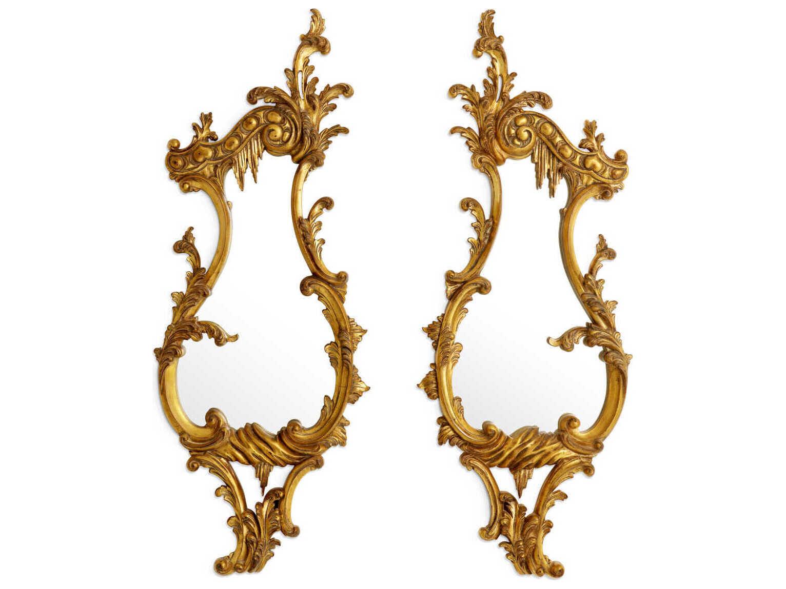 Eichholtz Gould Antique Gold Wall Mirror Set of 2