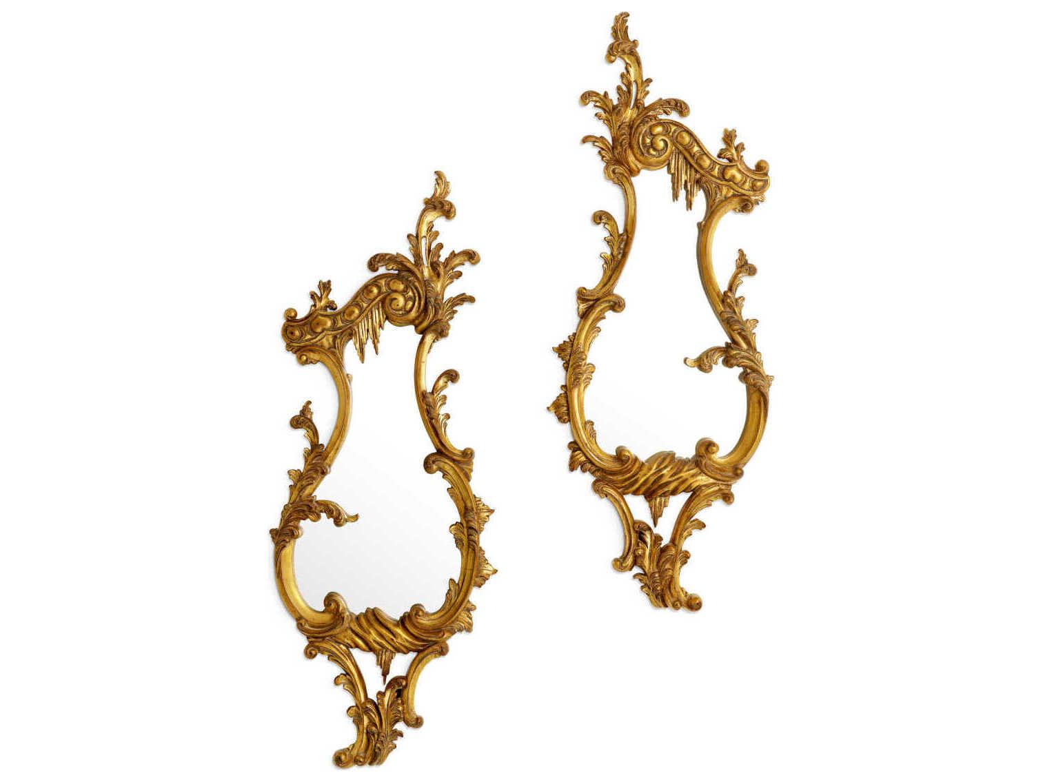 Eichholtz Gould Antique Gold Wall Mirror Set of 2