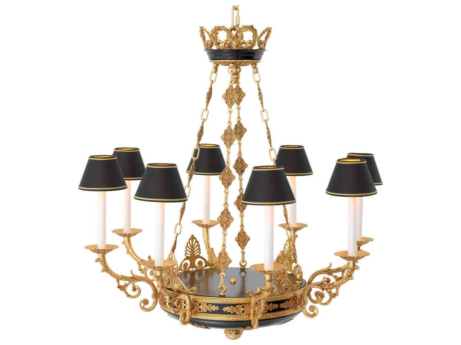 Eichholtz Palais Antique Gold Traditional Candelabra Chandelier