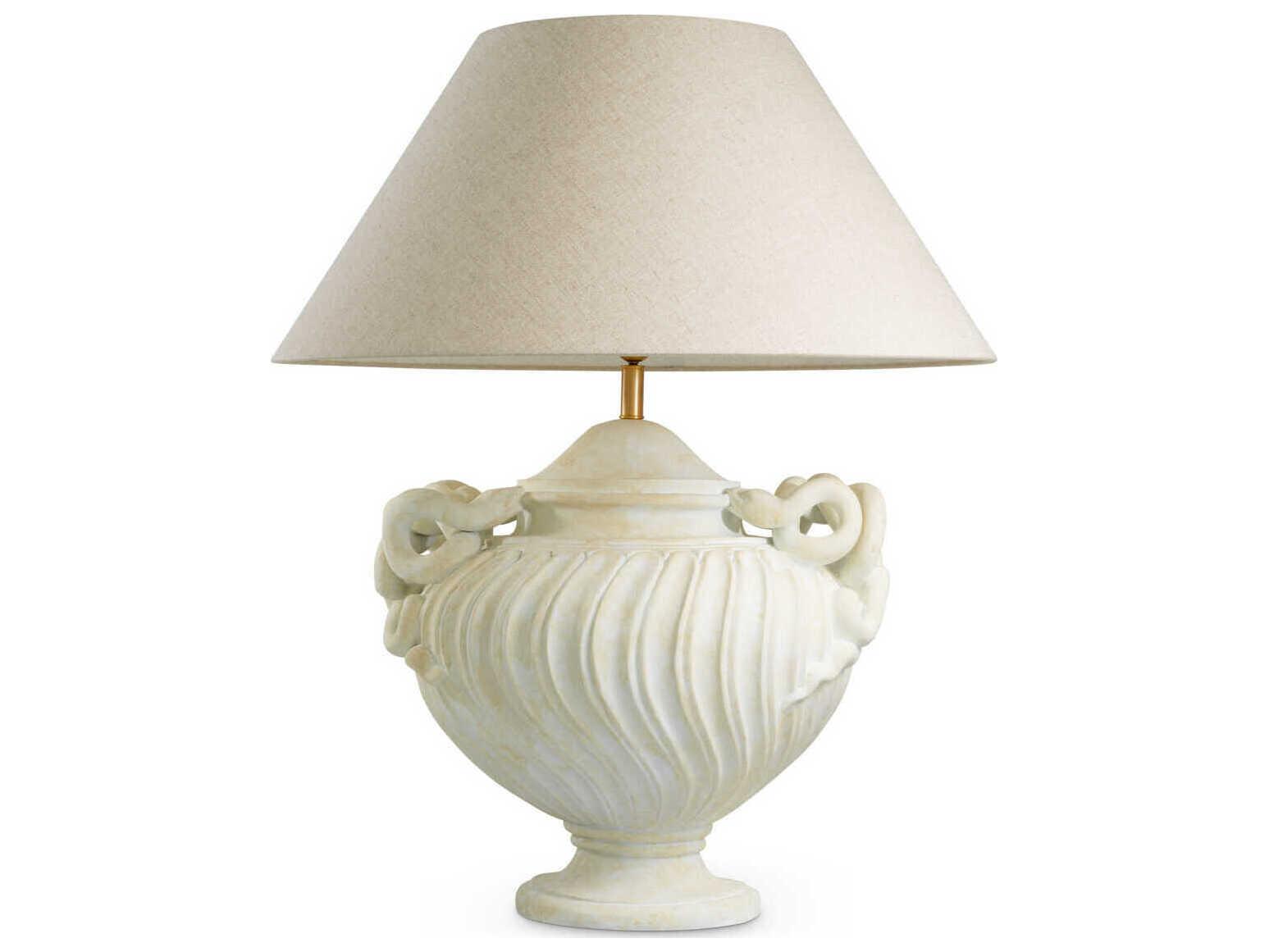 Eichholtz Antonine Antique Look Brushed Brass Traditional Table Lamp