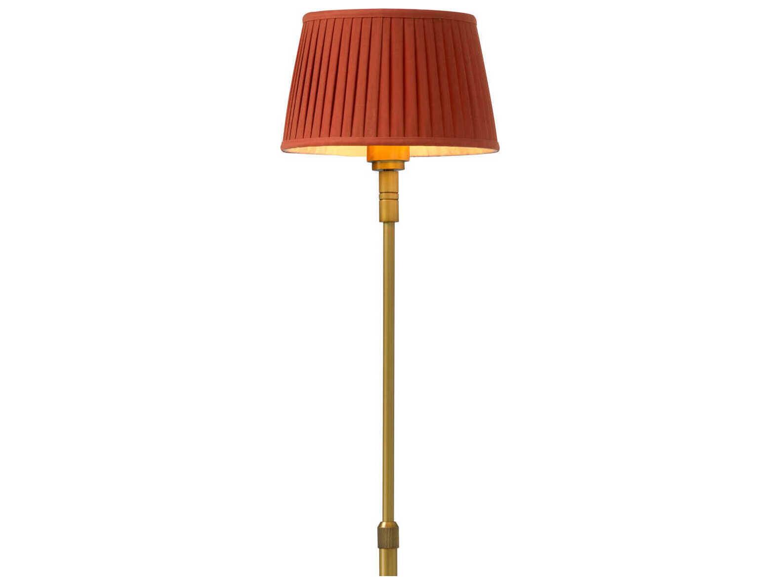 Eichholtz Tryon Brushed Brass Traditional Floor Lamp