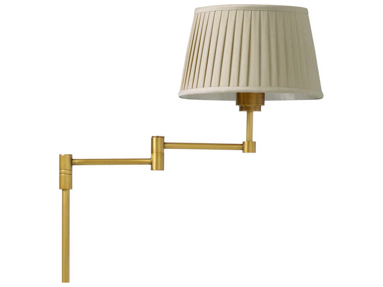 Eichholtz Corbin Brushed Brass Traditional Floor Lamp